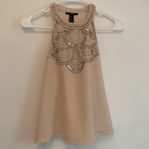 Cream/nude formal top!